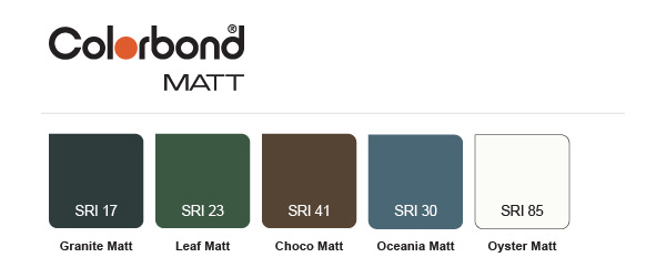 Lysaght Colour Chart