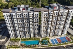 Hap Seng‘s Kingfisher Sandakan Condominium | Profile - <a href="https://www.lysaghtasean.com/my/en/products-and-solutions/roofing-and-walling/concealed-fix/lysaght-klip-lok-optima/">Klip-Lok Optima</a>