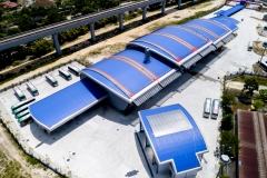 MRT Bus Depot Sg Buloh | Profile - <a href="https://www.lysaghtasean.com/my/en/products-and-solutions/roofing-and-walling/concealed-fix/lysaght-360-seam/">360 Seam</a> & <a href="https://www.lysaghtasean.com/my/en/products-and-solutions/roofing-and-walling/pierce-fix/lysaght-trimdek-optima/">Trimdek Optima</a>